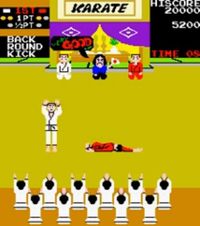 une photo d'Ã©cran de Karate Champ sur Arcade